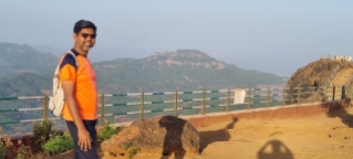 Pratapgad and Elephant Head in backdrop